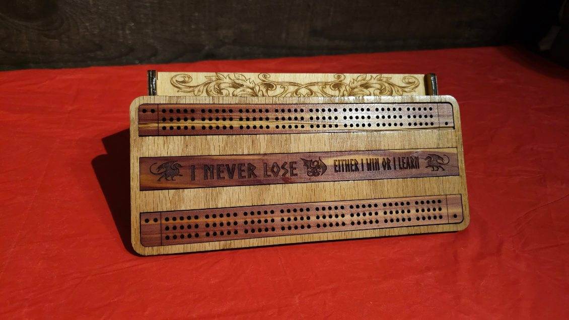 Custom cribbage board