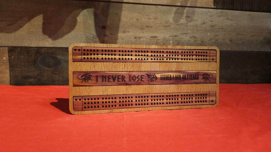 Custom cribbage board