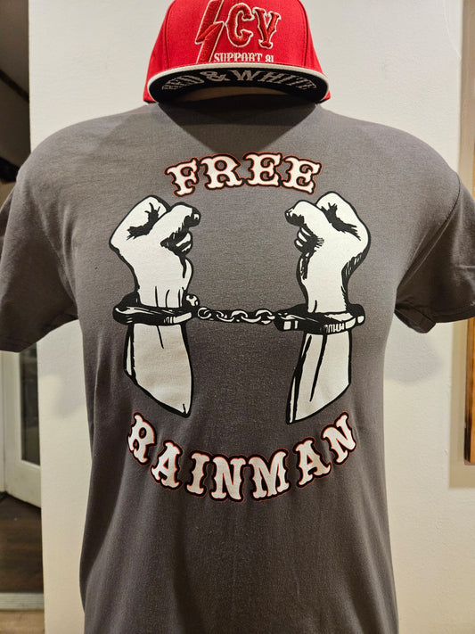 #23 Grey Free Rainman shirts