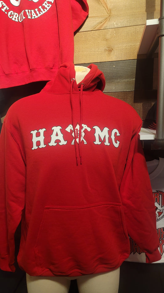 Members hoodie red